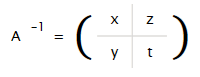 Exámenes con ejercicios de física, química y matemáticas | Inversa de una Matriz