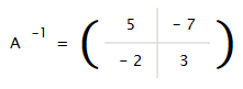 Exámenes con ejercicios de física, química y matemáticas | Inversa de una Matriz