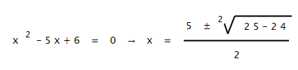 Bioprofe | Exámenes con ejercicios de física, química y matemáticas | Resolver una Ecuación.